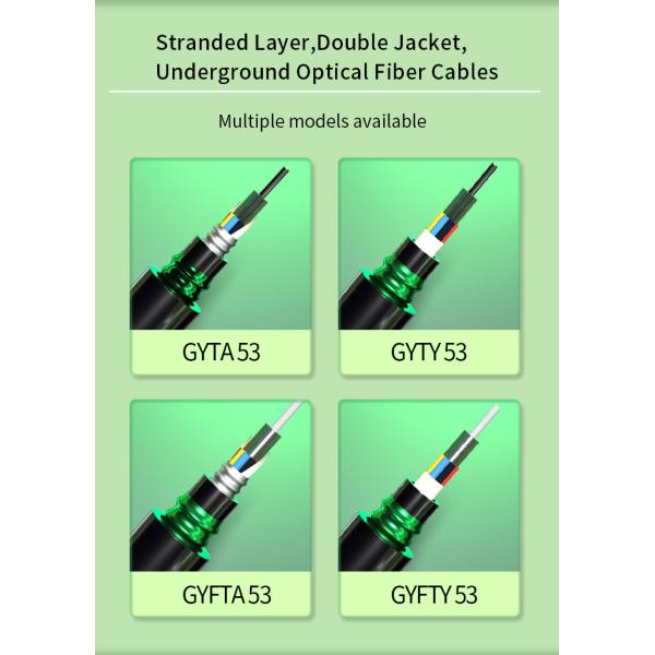 Armoured GYTA53 Fiber Optic Cable for Speed Data Transfer in Extreme Environments
