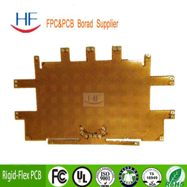 Double Layer FPC 1.6mm thickness FR4 Flexible PCB Board 4oz