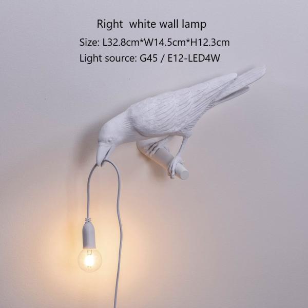 Italian Seletti Bird Wall Sconce Lamp Bedside wall mount light fixture (WH-VR-13)