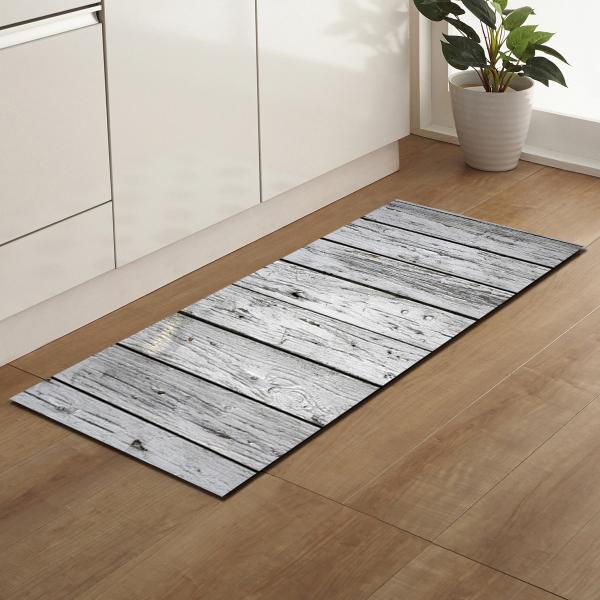 Tapetes absorventes do assoalho do quarto da esteira de porta 40*120cm da grão de madeira 60*180cm