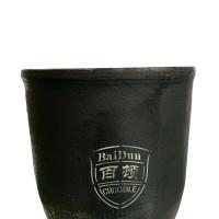 Cylindrical Graphite Carbon Crucible Corrosion Resistance Smooth Surface Finish