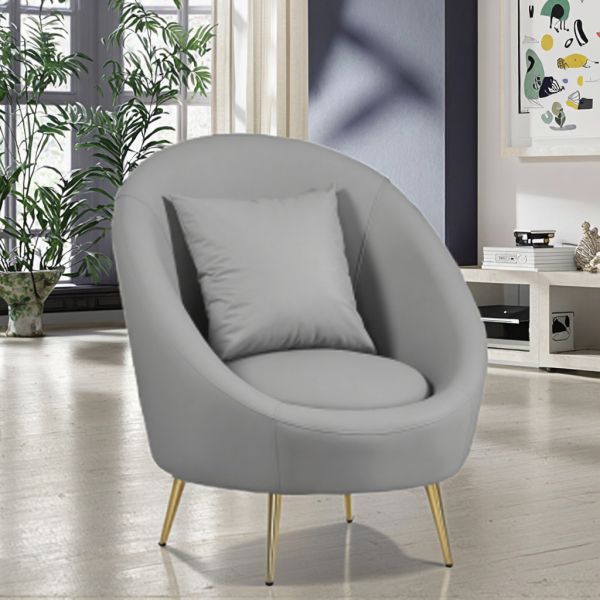 Modern Luxury Extendable Lounge Single Seater Sofa Accent Chair Living Room Warehouse Use Beauty Backrest Lazy Chair
