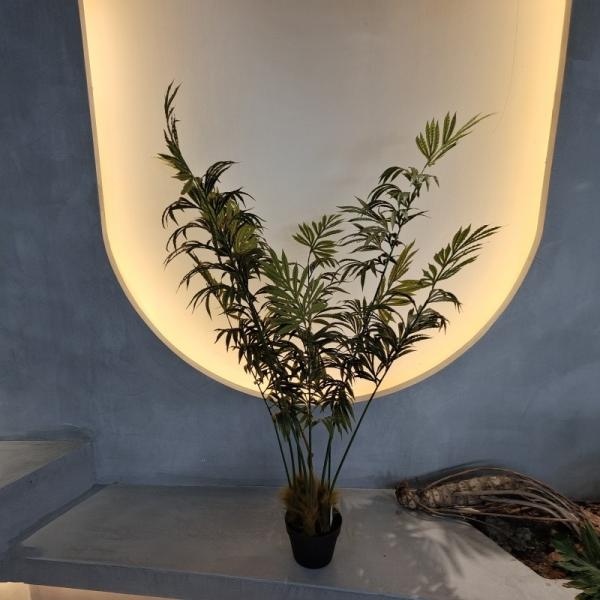 140cm 人工パーム 木 UV耐性 偽造植物