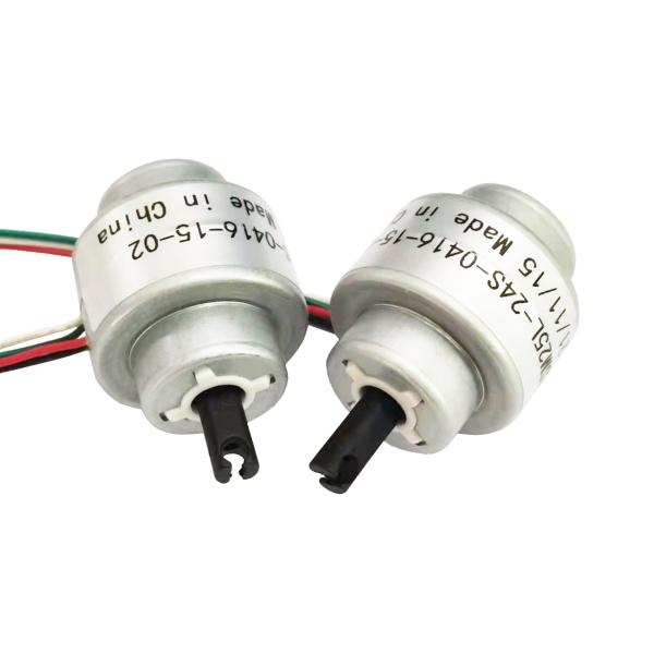 Мотор изготовленного на заказ вала линейный шагая 15 диаметр угла 12V 25mm шага степени