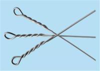 2.5m longitud 12 calibre de un solo bucle galvanizado de alambre