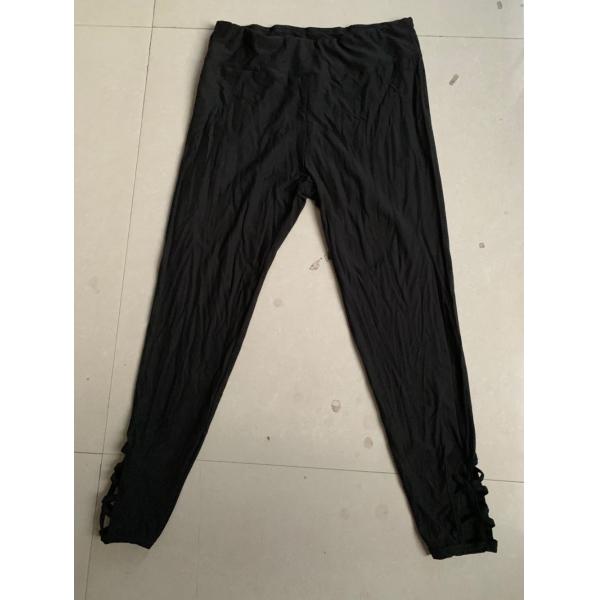 Stockpapa Black Yoga Athletic Wear Ladies Yoga Jeggings 10% Spandex