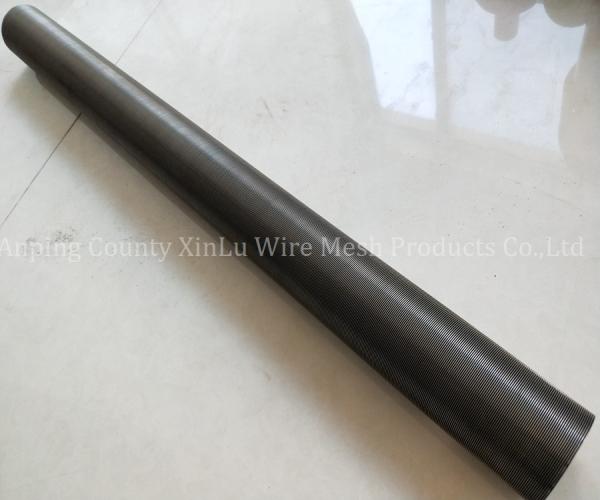 Tubulação de aço inoxidável redonda do fio da cunha de entalhe do elemento de filtro 316L 30mm não magnética