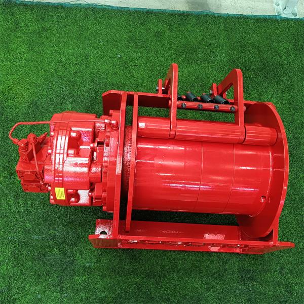 5Tons Ship deck Hydraulic winch lifting Crane with good and Rope type Steel Wire Rope