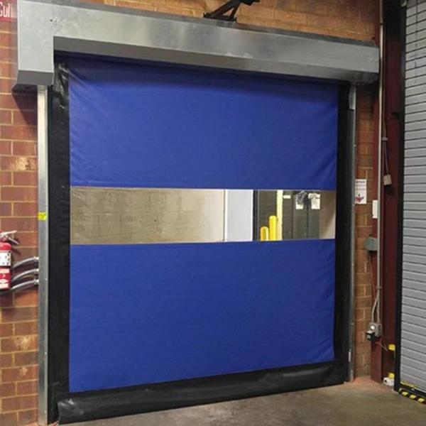 Fermeture automatique à fermeture à glissière rapide PVC en rouleau haute vitesse 304 acier inoxydable