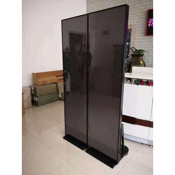 Ultra Slim LED Display Sreen Stand Up Type For Airport Shopping Mall Market