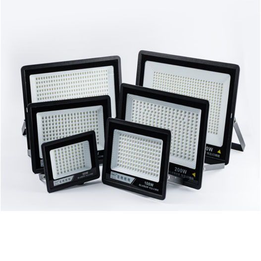 Aluminum Alloy Advertising Floodlight with 120lm Luminous Flux and 180° Beam Angle