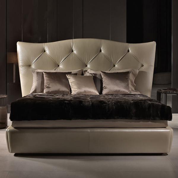 Camelback 1.5m Smart Ultra Modern Luxury Bed , 2.2m Modern Platform Bedroom Sets