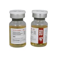 Labels britanniques de fiole en verre de l'acétate 100mg de tren de dragon, étiquette de bouteille de médecine