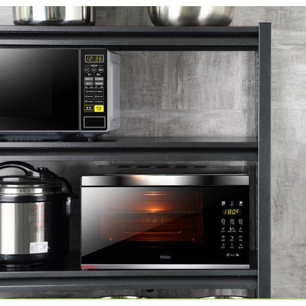 Anti Aging Telescopic Oven Racks , Carbon Steel 3 Tier Wide Wire Shelf