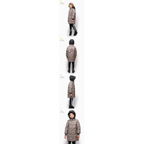 Bilemi 2019 Medium and Small Kids White Duck Down Hooded Long Windproof Snowsuit Thick Outdoor Boy Winter Down Jacket