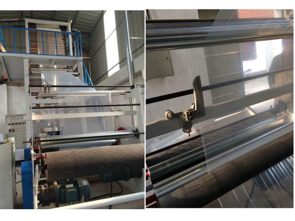PE Plastic Rotary Die Head blown film equipment With Double Winder