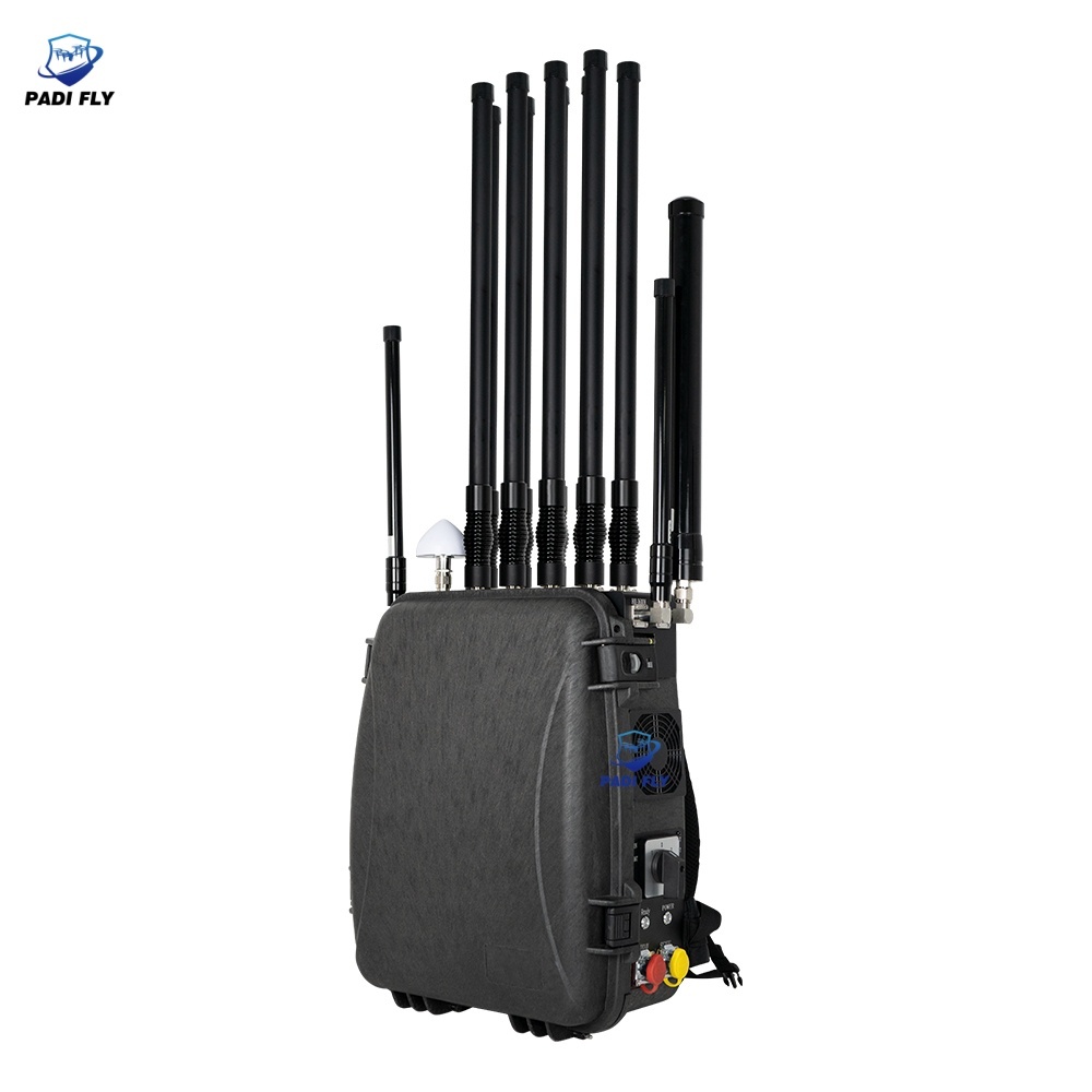 400W 8-Antenna RF Backpack Jammer for Fpv Drone Part Public Safety with Cellular Neutralization