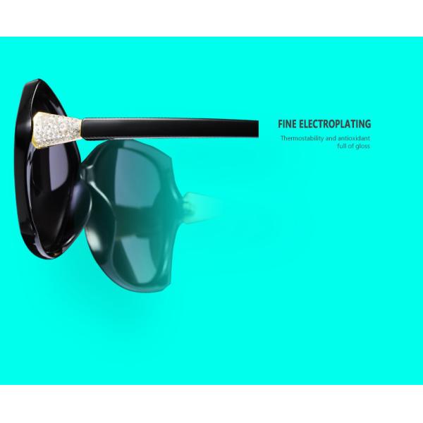 144MM PC Sunglasses Women'S Polarized With Readers Diamond Decoration