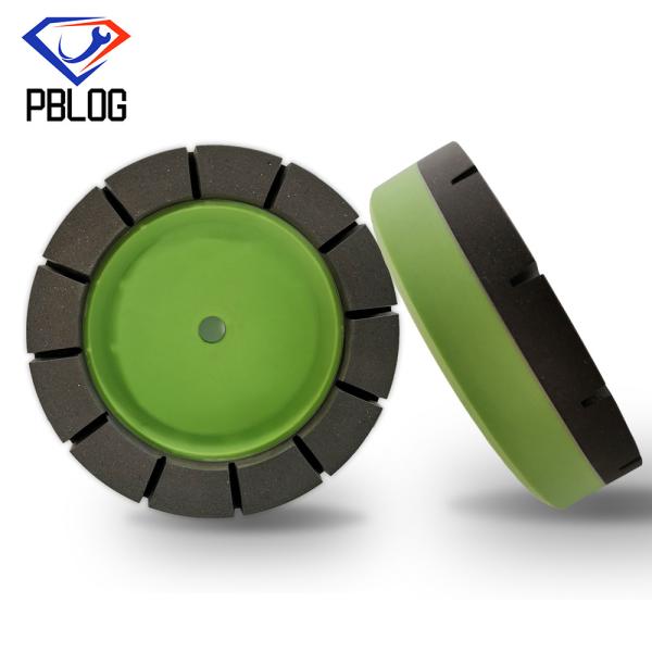 Hand-held glass edge grinding machine green sectional grinding wheel