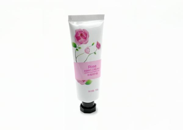 Octagonal Cap Plastic Cosmetic Tubes 60G Diameter 28MM Silk Printing For Hand Cream