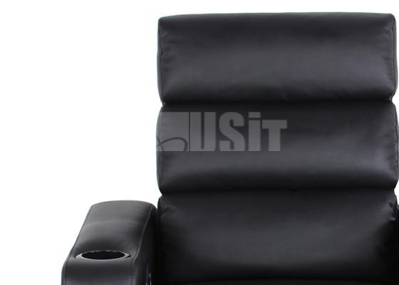 Custom 700mm Luxury Electric Recliner Chair , Electric Lounge Chair Gravity Mechanism