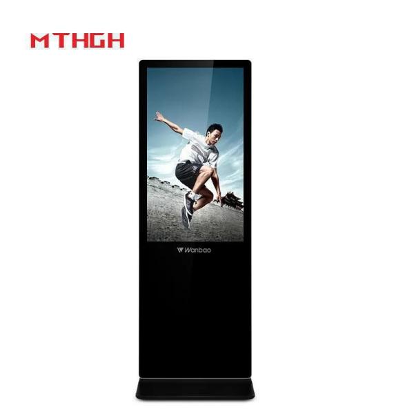 49 Inch Floor Standing Digital Signage Display with 8GB/16GB Storage and Wi-Fi/Bluetooth/USB Connectivity