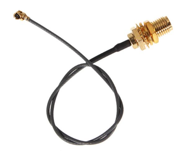 Homem de IPEX U.FL ao conector fêmea Jumper Pigtail Cable coaxial da radiofrequência de SMA