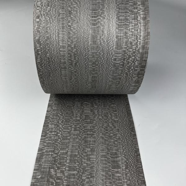 Sturdy Varnished Grey Timber Veneer , Heat Resistant Colored Wood Veneer