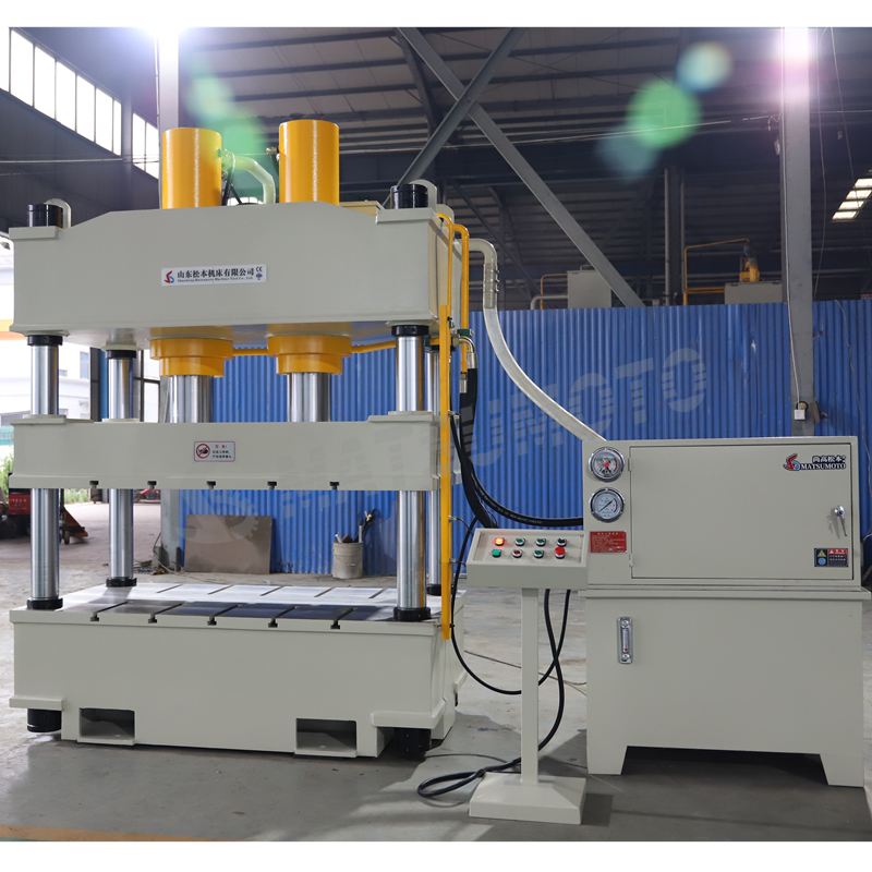 Three Beam 200 Ton Hydraulic Press Four Column Press Machine High Precision