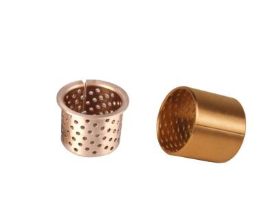 Plain CuSn8 Bronze Gleitlager 60-65-60mm Perforated Wear Resistance