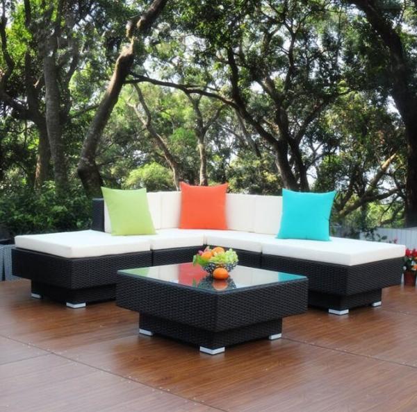 Leisure Aluminium PE Rattan Outdoor Wicker Sofa sets Garden Backyard wicker Patio sofa furniture