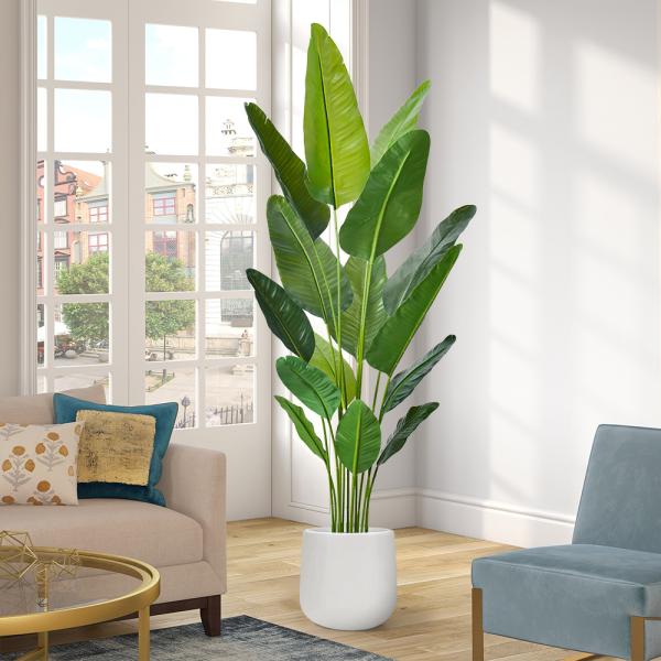 Artificial Bird of Paradise Plant Indoor - Wholesale Realistic Fake Palm Trees Manufacturer Direct