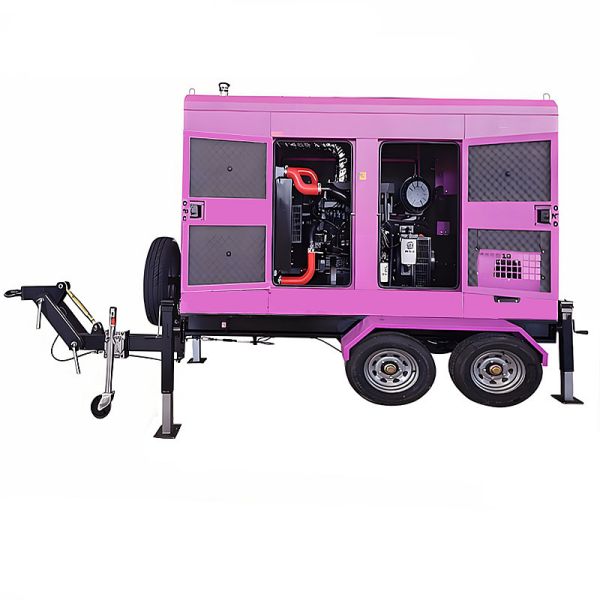 100KW Silent Diesel Generator Set 3 Phase Diesel Generator Trailer Mounted Diesel Generator