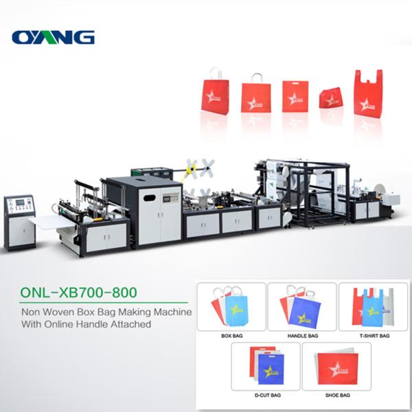 Industrial Eco Friendly Bag Making Machine / Fabric Bag Forming Machine