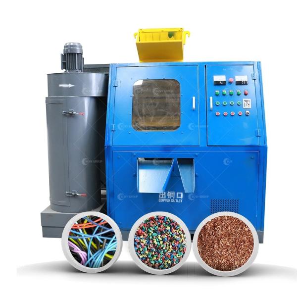 Cable Mini Copper Wire Granulator Machine with 95kW Power and 100% Copper Purity