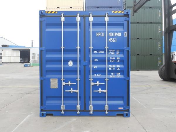 High Strength Standard ISO Container 40' X 8' X 9'6 All Spa-H Gooseneck Tunnel