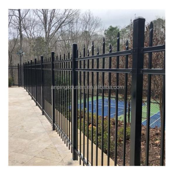 Bolts Nuts Included Manufacture Faux Antique Wrought Iron Railing Fence for Villa