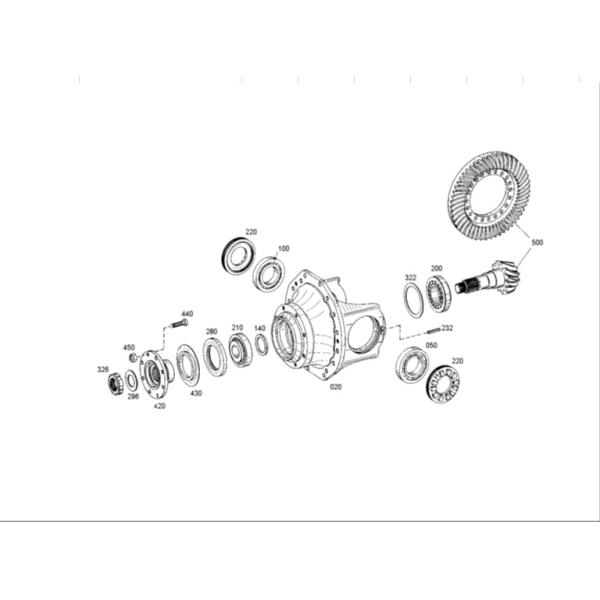 грейдер мотора 80A0390 разделяет механическое кольцо ZF.0750111106 уплотнения вала