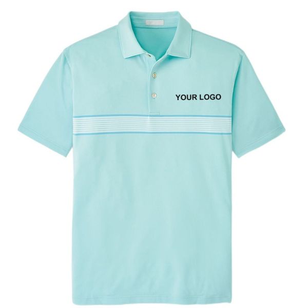Wholesale High Quality Mercerized Unisex Polo T-Shirt Custom Logo Golf Polo Shirt Print Design Men's