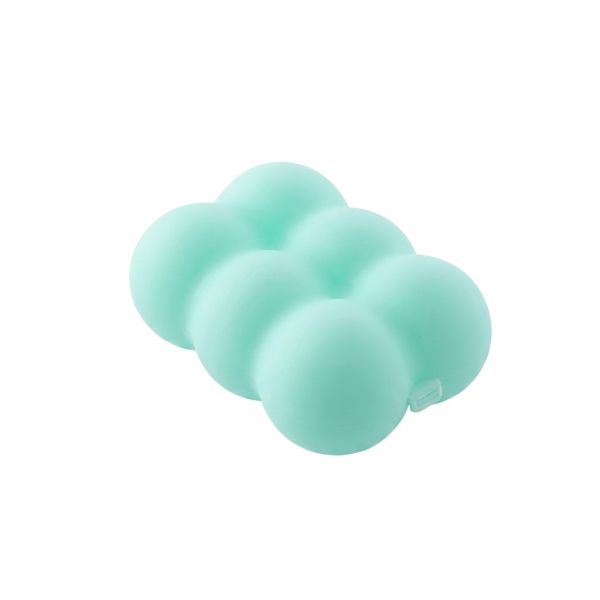 Portable Mini Macaron Color Medicine Box Travel Compartment Small Storage Cases Cloud Shape Six Compartment Pill Container