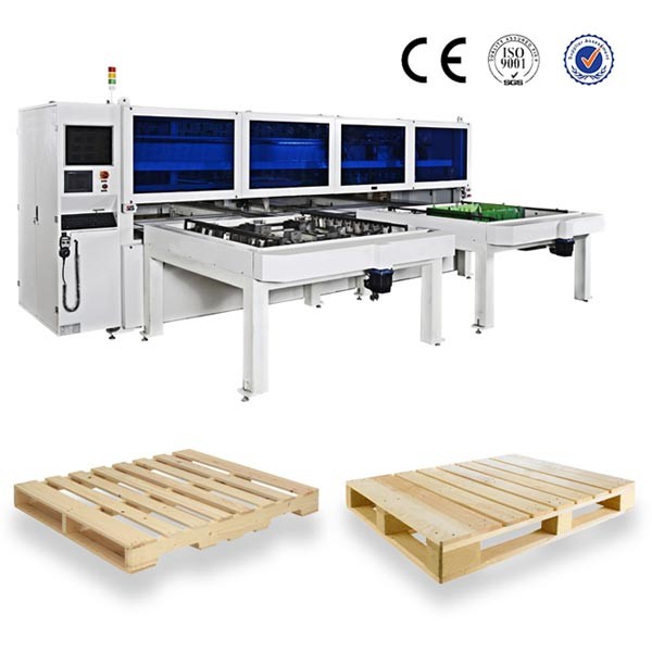 Автоматический Cnc гофрировал настилать крышу паллет пригвождая машину