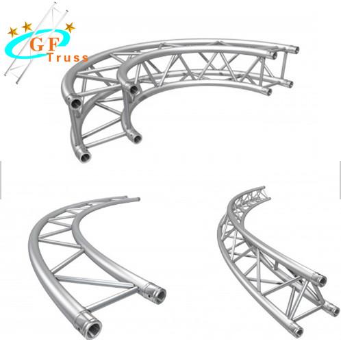Guangdong Factory High Quality Aluminum Light Truss For Conert Event  Exhibition Circle Truss For Sale