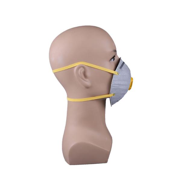 Анти- маска чашки ФФП2 активированного угля пыли, устранимый респиратор от пыли Нонвовен с клапаном