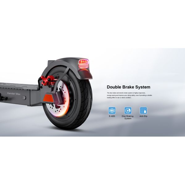 B25 Mini Electric Scooter 10''*2.5 630W 36V Foldable Bike 3 Speeds LCD Front Rear Shock Absorber Rear Hub Motor