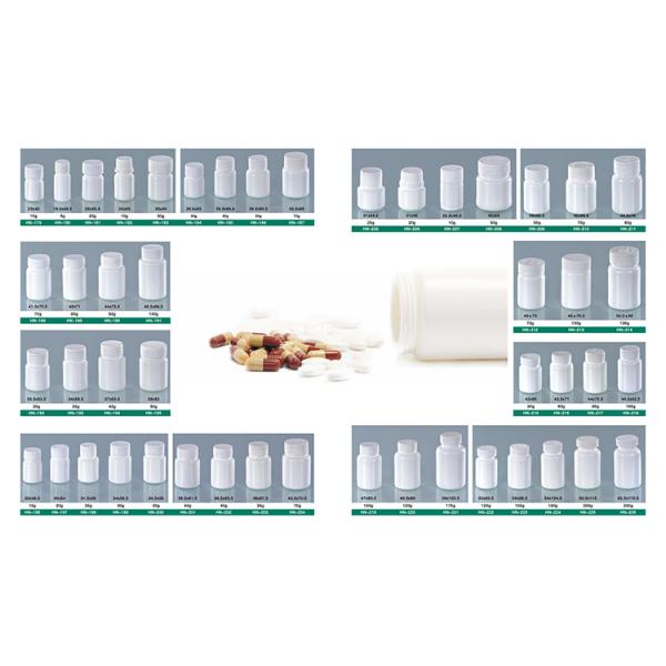 Промышленная фармацевтическая HDPE 30cc квадратная пластиковая бутылка капсулы с винтовой крышкой