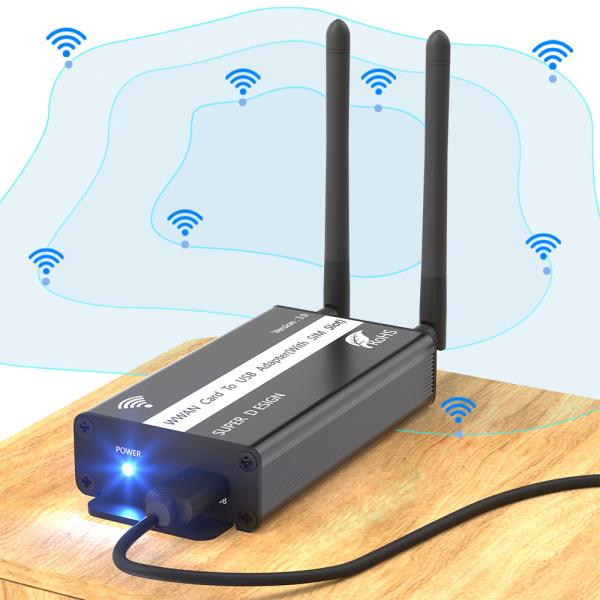 Mini PCI-E To Micro USB Adapter With SIM Card Slot For 3G / 4G / WWAN / LTE Module