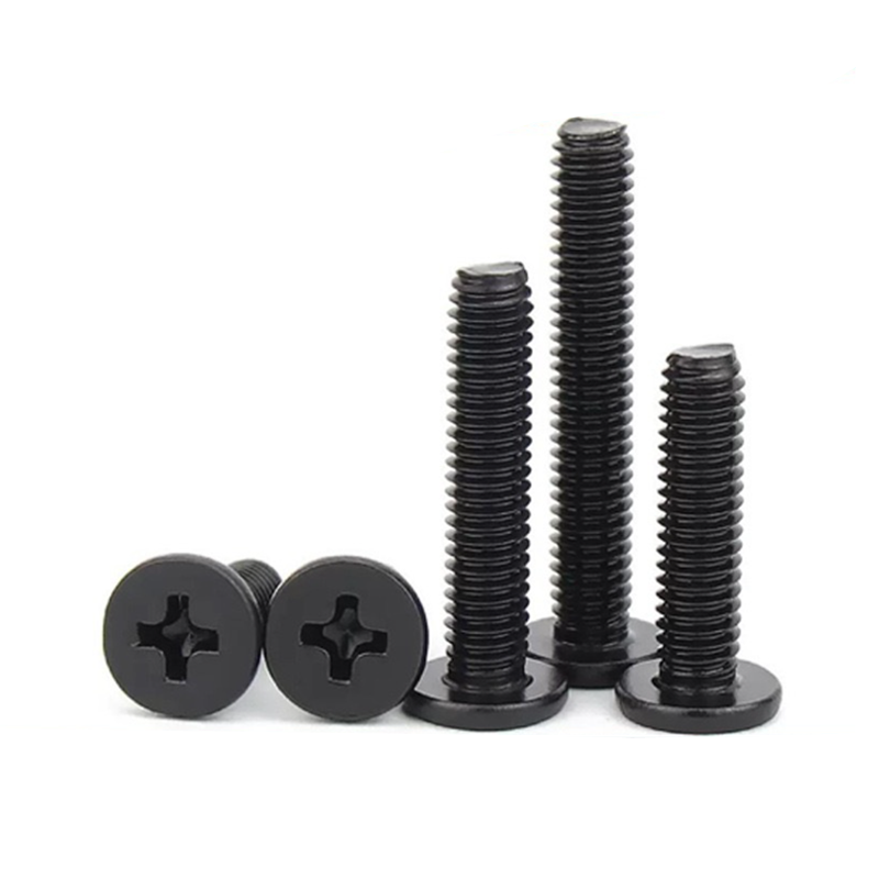 CM plated black cross flat head screw, flat head screw, thin head computer screw wholesale M2/M3/M4/M6