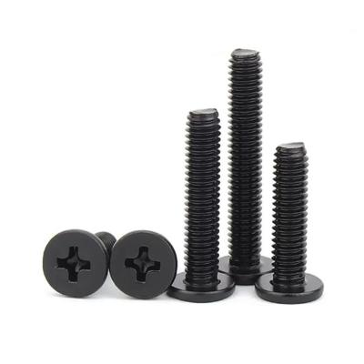 CM plated black cross flat head screw, flat head screw, thin head computer screw wholesale M2/M3/M4/M6