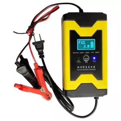 adaptateur de remplissage complètement automatique de chargeur de batterie au plomb de 12V 6A Smart pour la DISP électrique d'affichage à cristaux liquides de scooter de vélo de moto de voiture