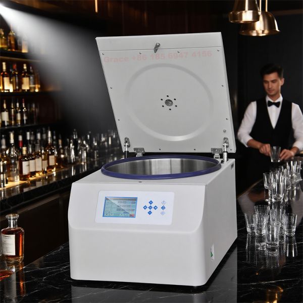 High Capacity Stainless Steel Centrifuge Machine 750ml 500ml 250ml 5ml LCD Touch Display CE Certified Sale Bar Kitchen Cocktail